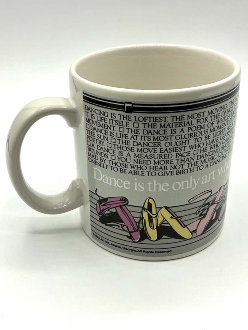 Vintage Kenneth Grooms 1982 Dance Mug Toscany Japan Art 101